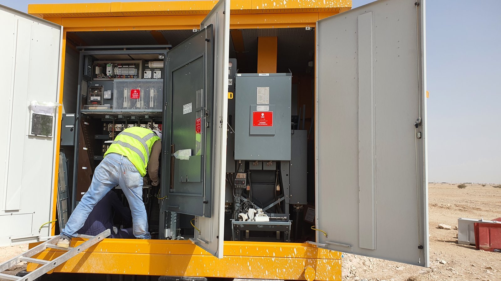 Package substation installation